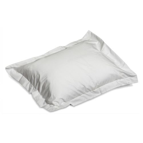 Funda Decorativa para Almohada Thomaston T200, Mezcla de 60 Algodón/40 Poliéster, Tamaño King, 21x37, Blanco